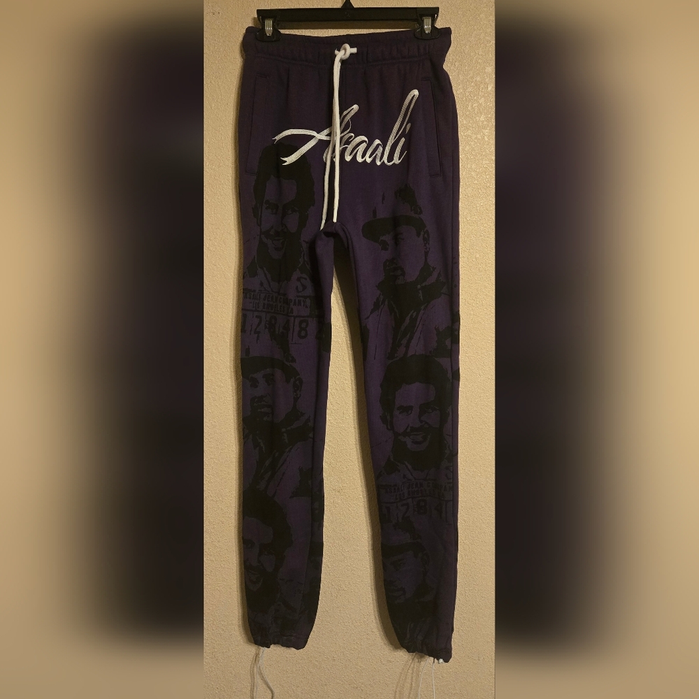 Asaali Sweatpants Color Purple/Black Size XS